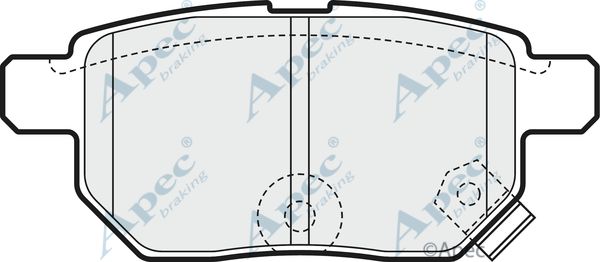 APEC BRAKING Jarrupala, levyjarru PAD1578